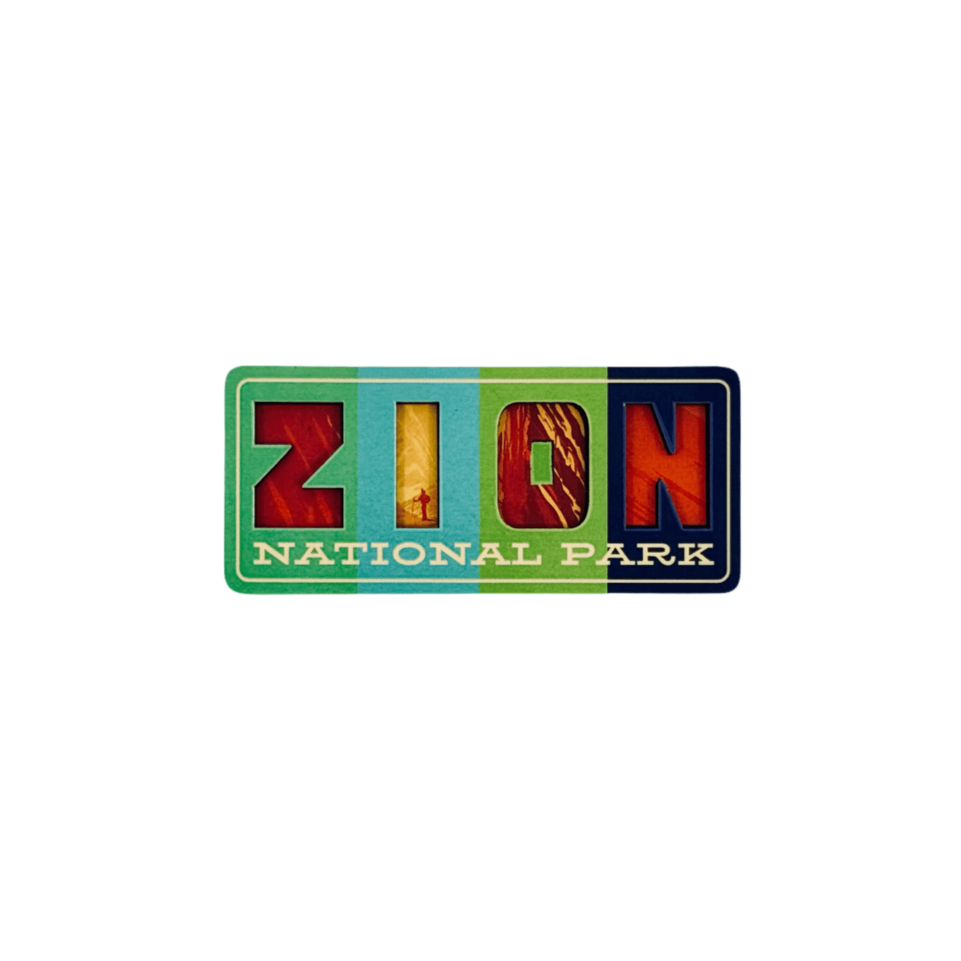 Magnet - Zion Cut Out - 95089-23D - Zion Natl Park Forever Project