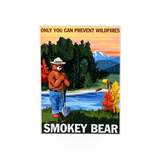 Magnet - Badge - Smokey Retro- 47378C-23B