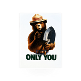Magnet - Badge - Smokey White Only You- 47224C-23B