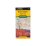 National Geographic Maps of Bryce Canyon National Park, detailed topographic map with landmarks and trails.