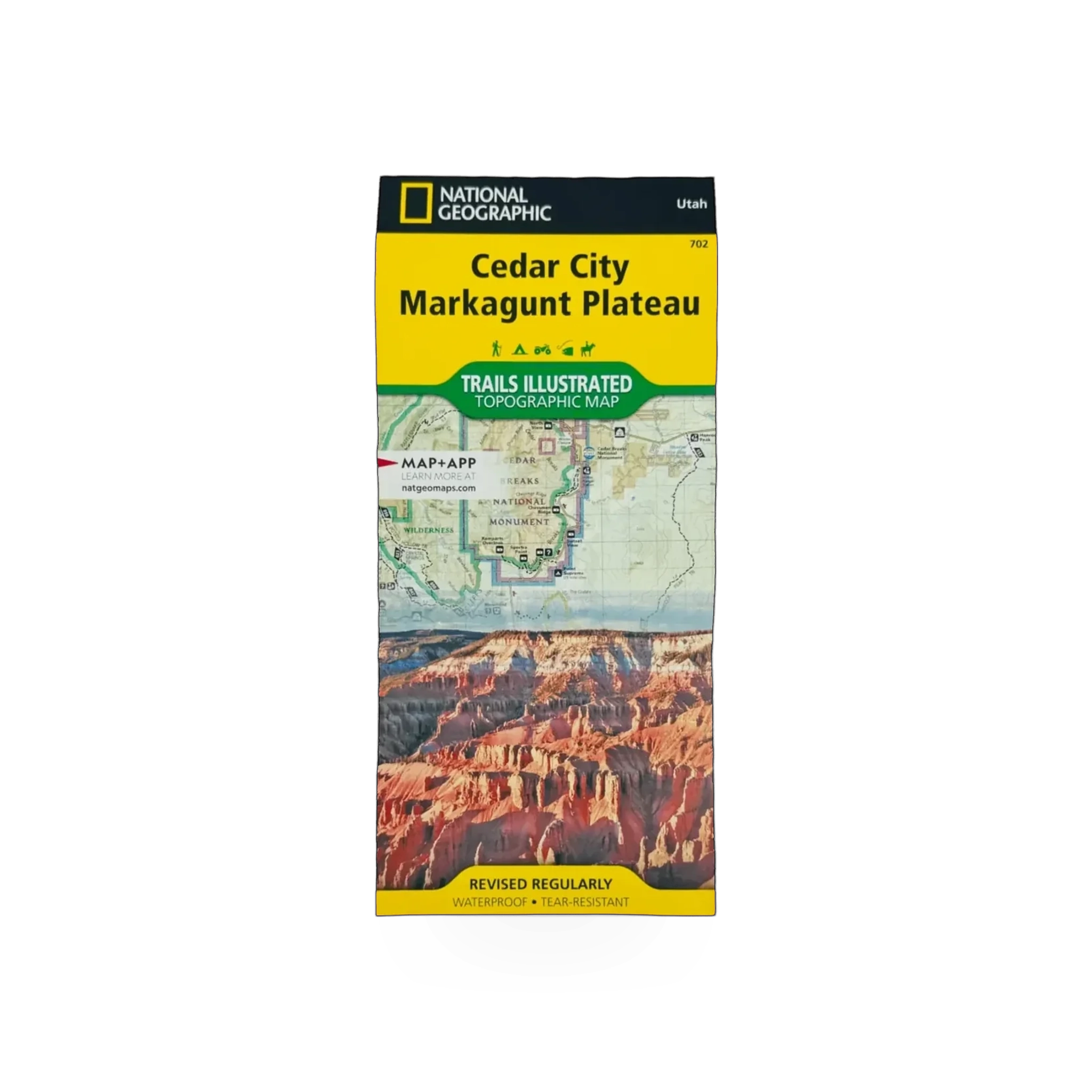 National Geographic Maps CEBR Mt. Nat Geo TI map, detailed topographic map showing terrain and geographic features.