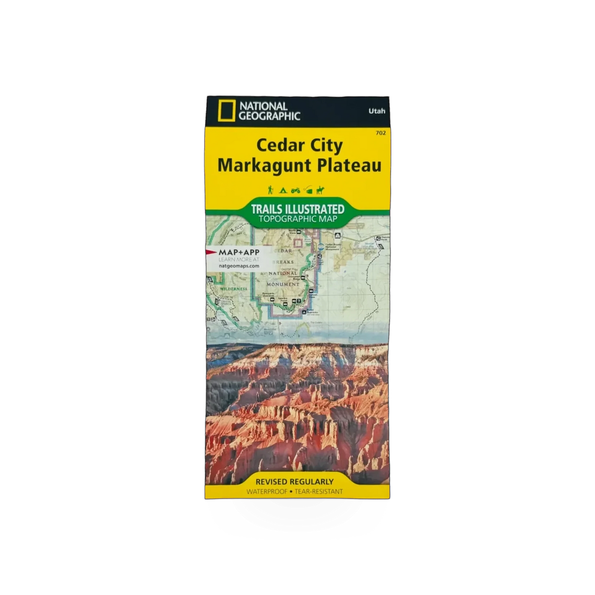 National Geographic Maps CEBR Mt. Nat Geo TI map, detailed topographic map showing terrain and geographic features.