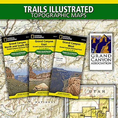Map - Grand Canyon Nat Geo TI - Zion Natl Park Forever Project