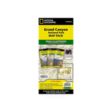 National Geographic Maps of the Grand Canyon, detailed topographic map with natural terrain features and landmarks.