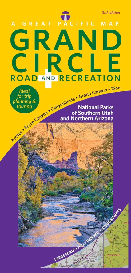 Map - Grand Circle Road & Rec - Zion Natl Park Forever Project