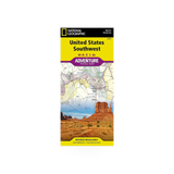 Detailed map of the Southwest US by National Geographic Maps, featuring geographic features and regional details.