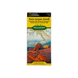 Detailed National Geographic map of Paria Canyon and Kanab area, showing topography, trails, and landmarks.