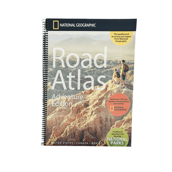 Map - USA Road & Rec Atlas - Zion Natl Park Forever Project