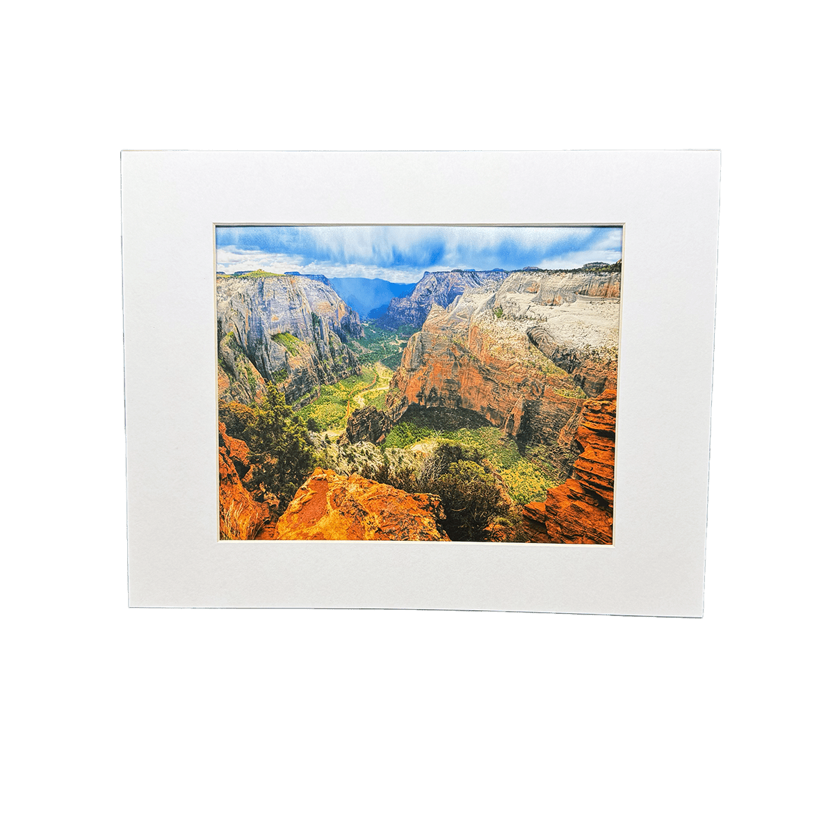 Matted Print - RR Observation ZN-05 - Zion Natl Park Forever Project