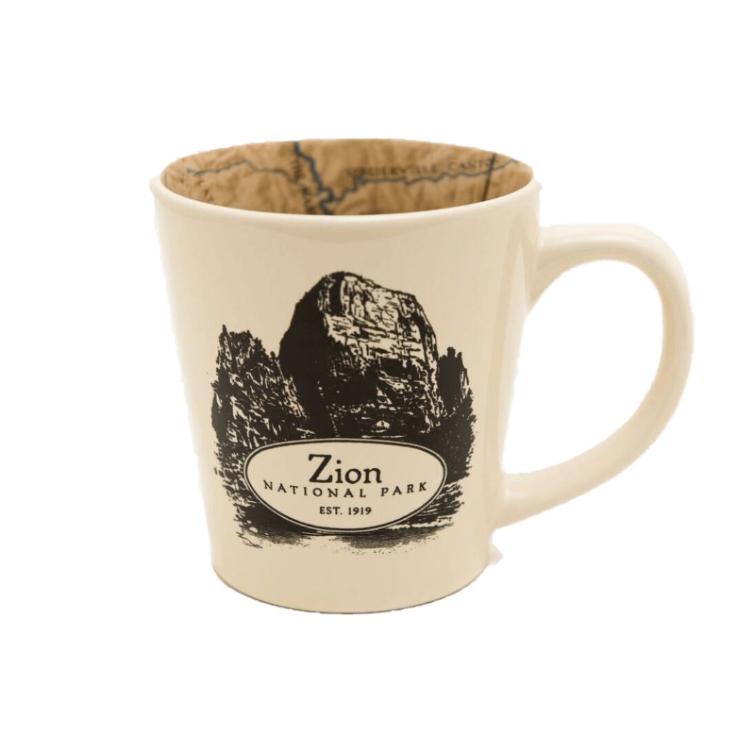 Mug - Map Zion - Zion Natl Park Forever Project
