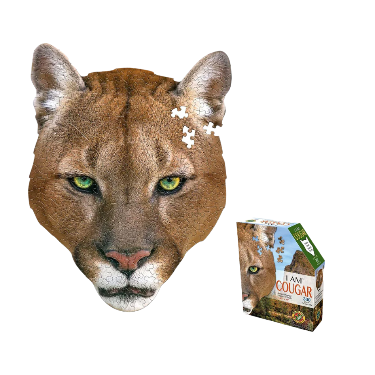 Puzzle - I Am Mountain Lion/Cougar 300 Piece