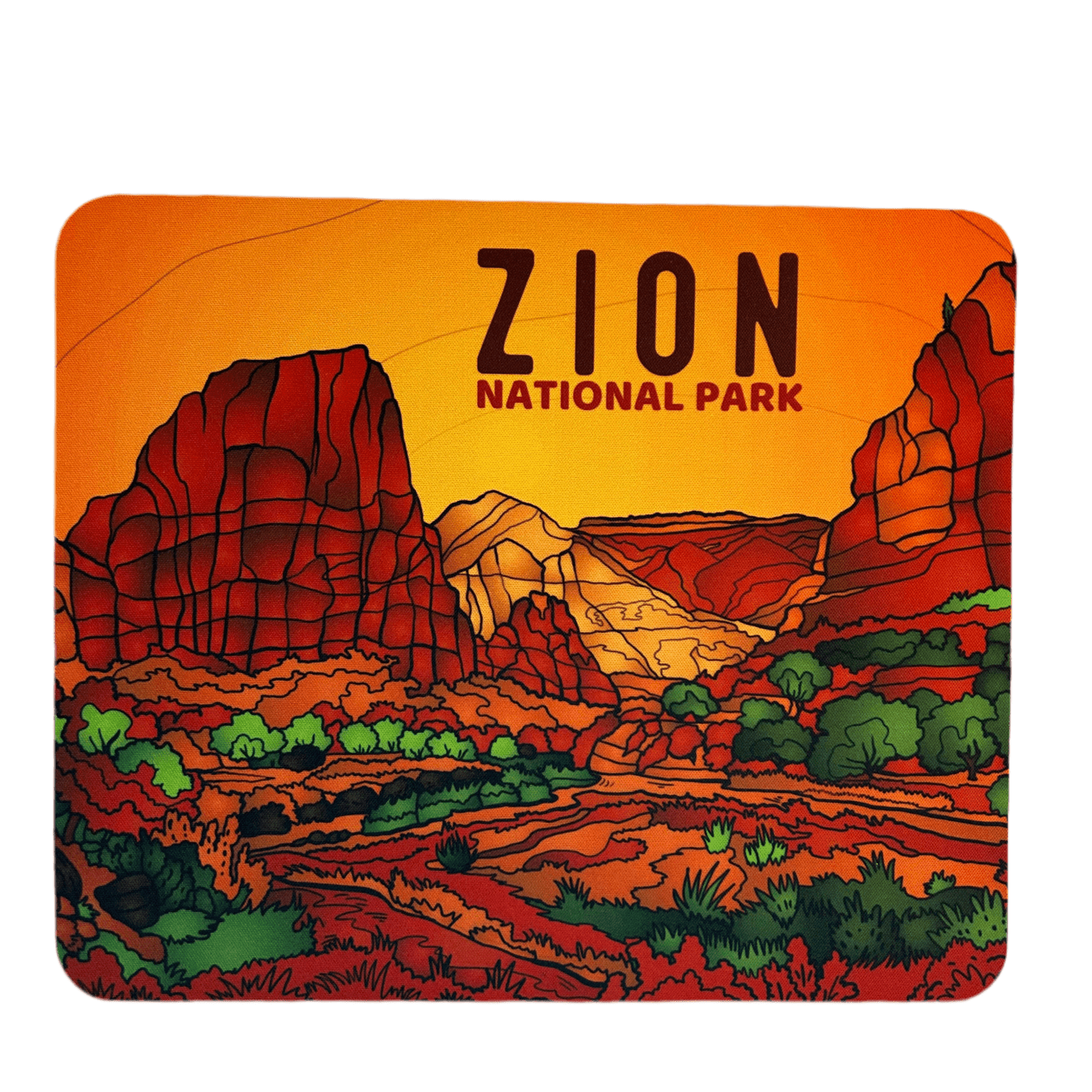 Mouse Pad - Zion - Zion Natl Park Forever Project