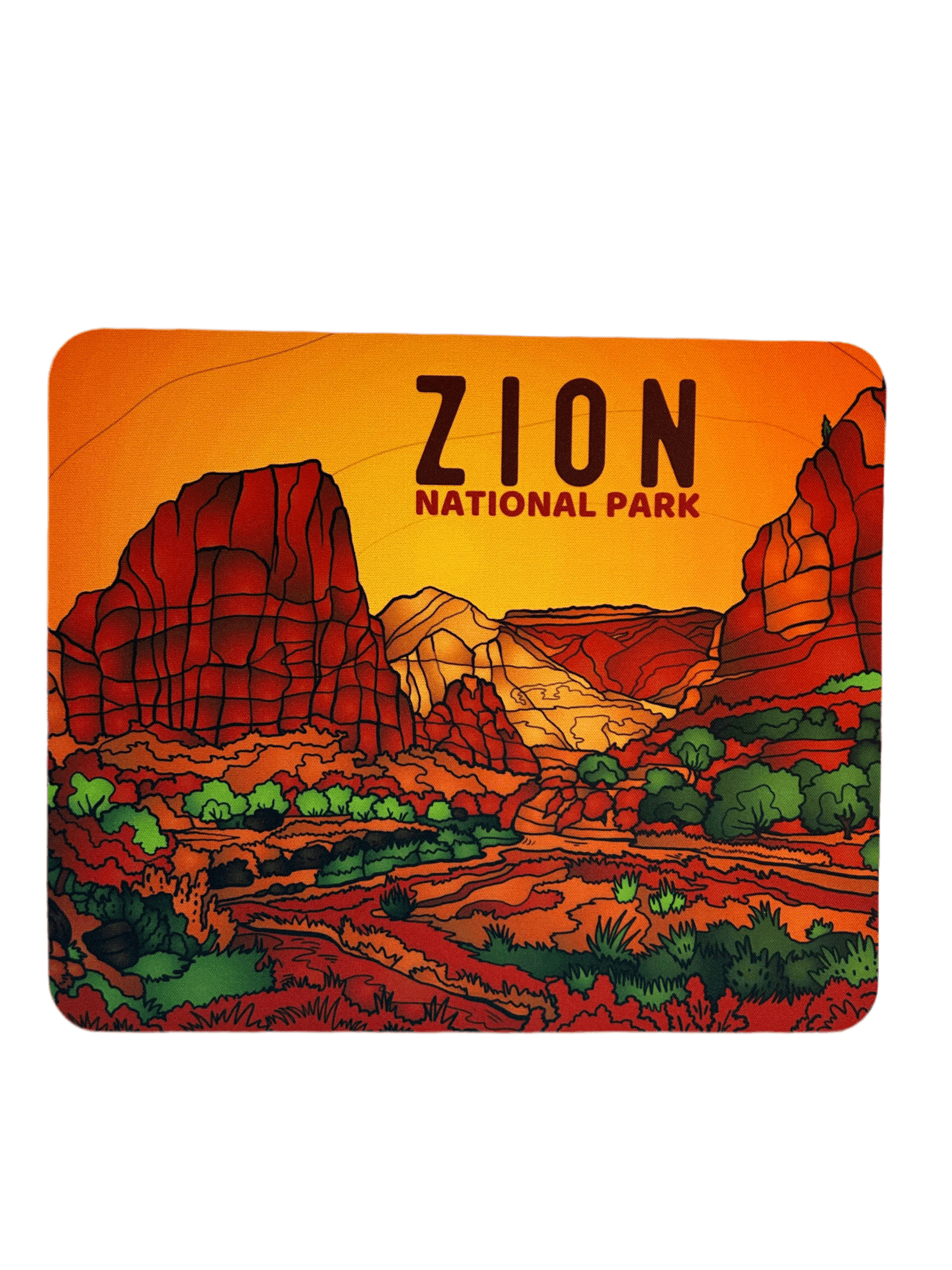 Mouse Pad - Zion - Zion Natl Park Forever Project