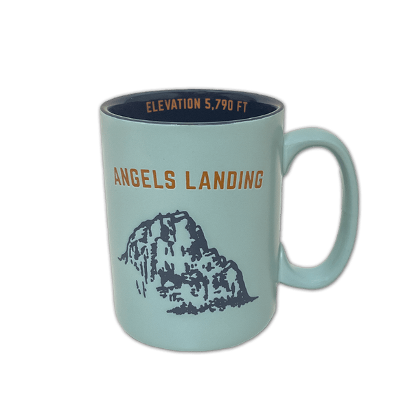 Mug - Etched Angels Landing - Zion Natl Park Forever Project