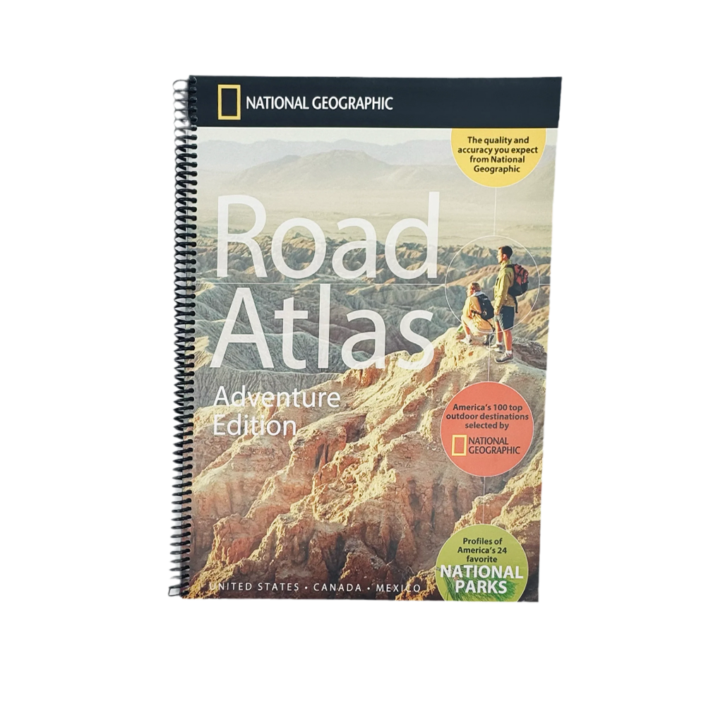 Map - USA Road & Rec Atlas - Zion Natl Park Forever Project