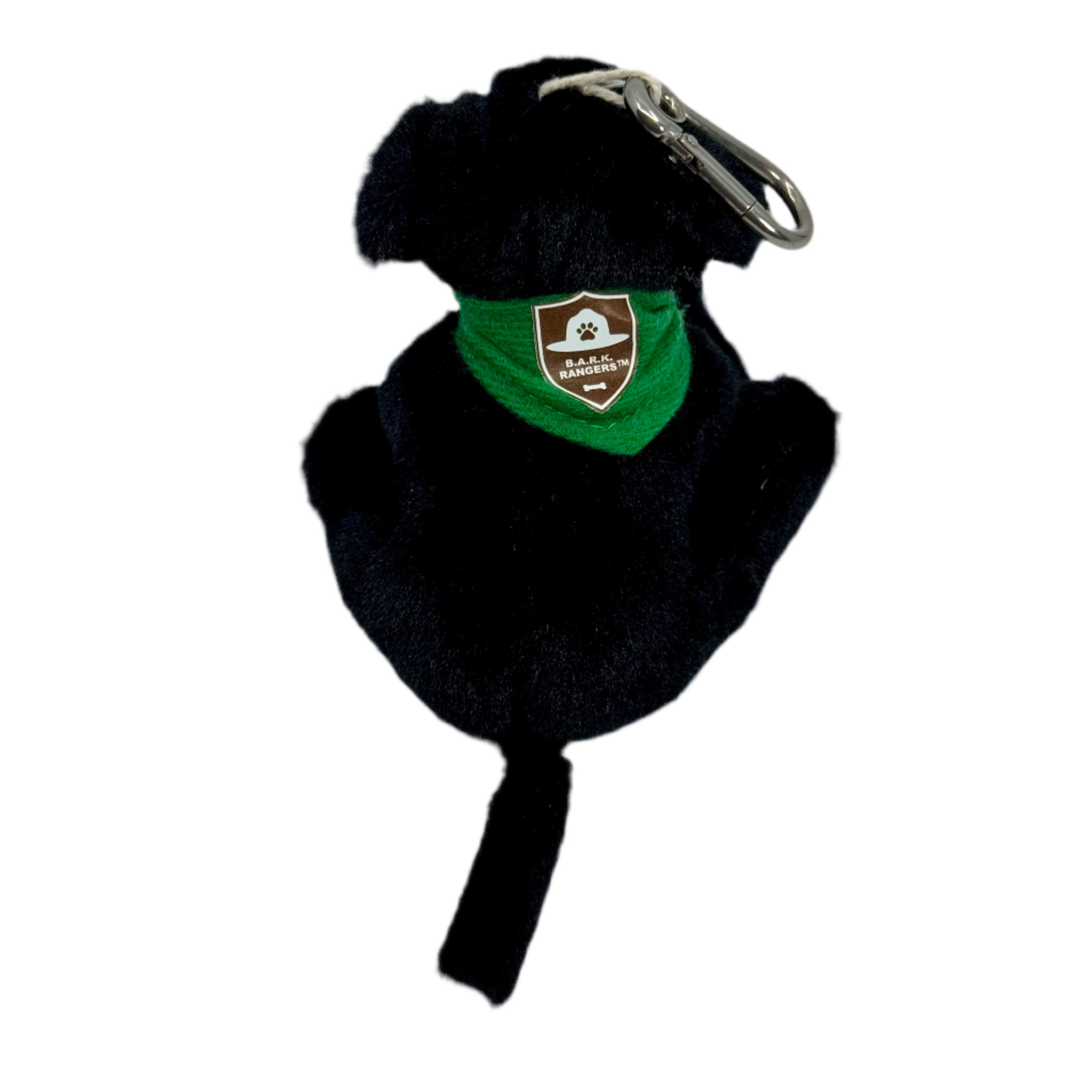BARK Ranger - Plush Black Lab Dog Key Clip - Zion Natl Park Forever Project