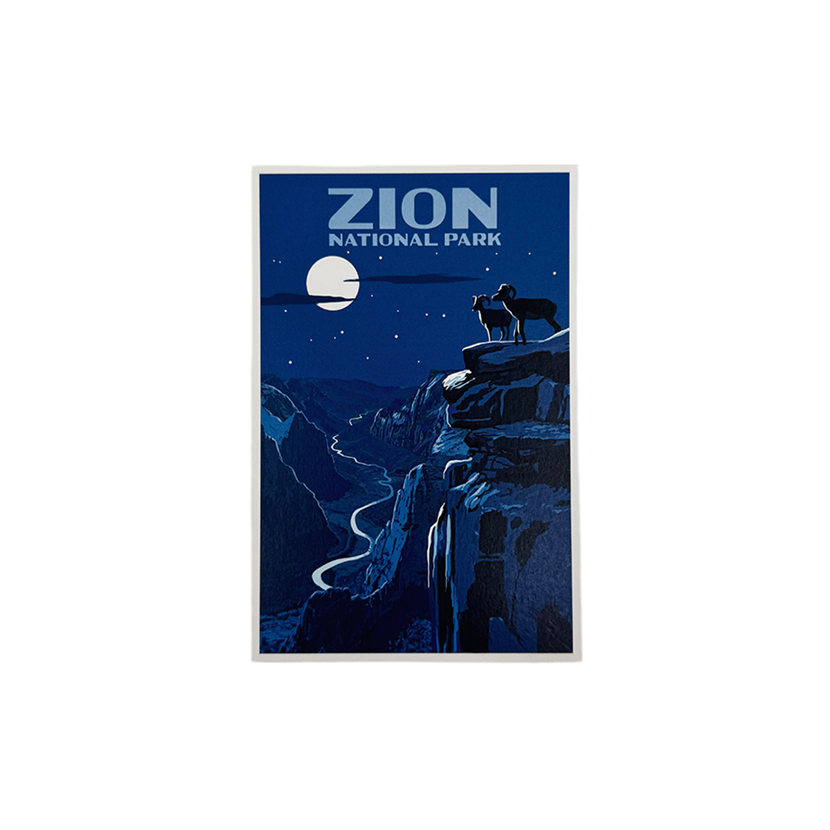 Postcard Zion - Night Sky 87752