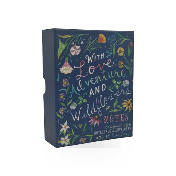 Love Adventure Wildflower notecard by VA from Chronicle Books featuring floral and nature-inspired design for greeting or note cards.