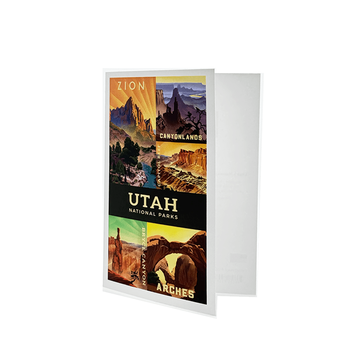 Notecard - Utah Parks Art - Zion Natl Park Forever Project