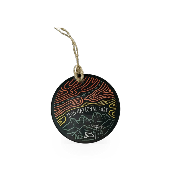 Wild Tribute Into The Wild ornament featuring a nature-inspired design, perfect for decorating or collecting.