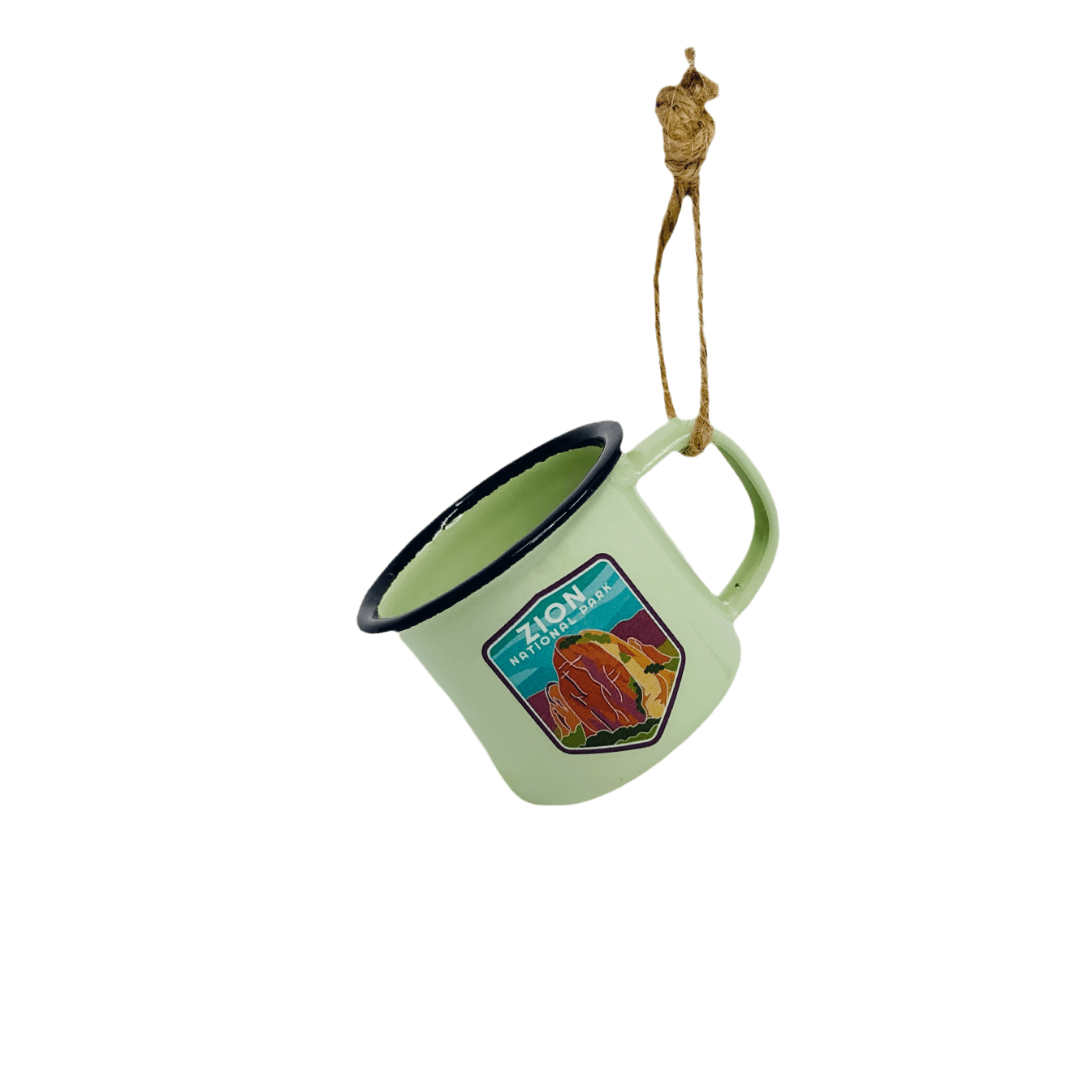 Ornament - Zion Cup Green - 95525-TCOR - Zion Natl Park Forever Project