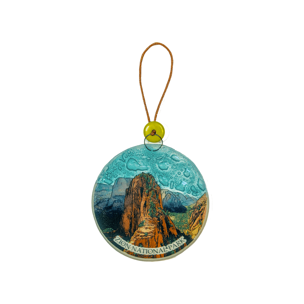 Ornament - Glass Angels Landing - Zion Natl Park Forever Project