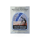 Eagle River Designs CEBR Dark Sky themed patch featuring a night sky design with dark blue and black colors.