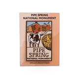 Eagle River Designs Patch - PISP theme featuring a detailed embroidered design on fabric for clothing or accessories.