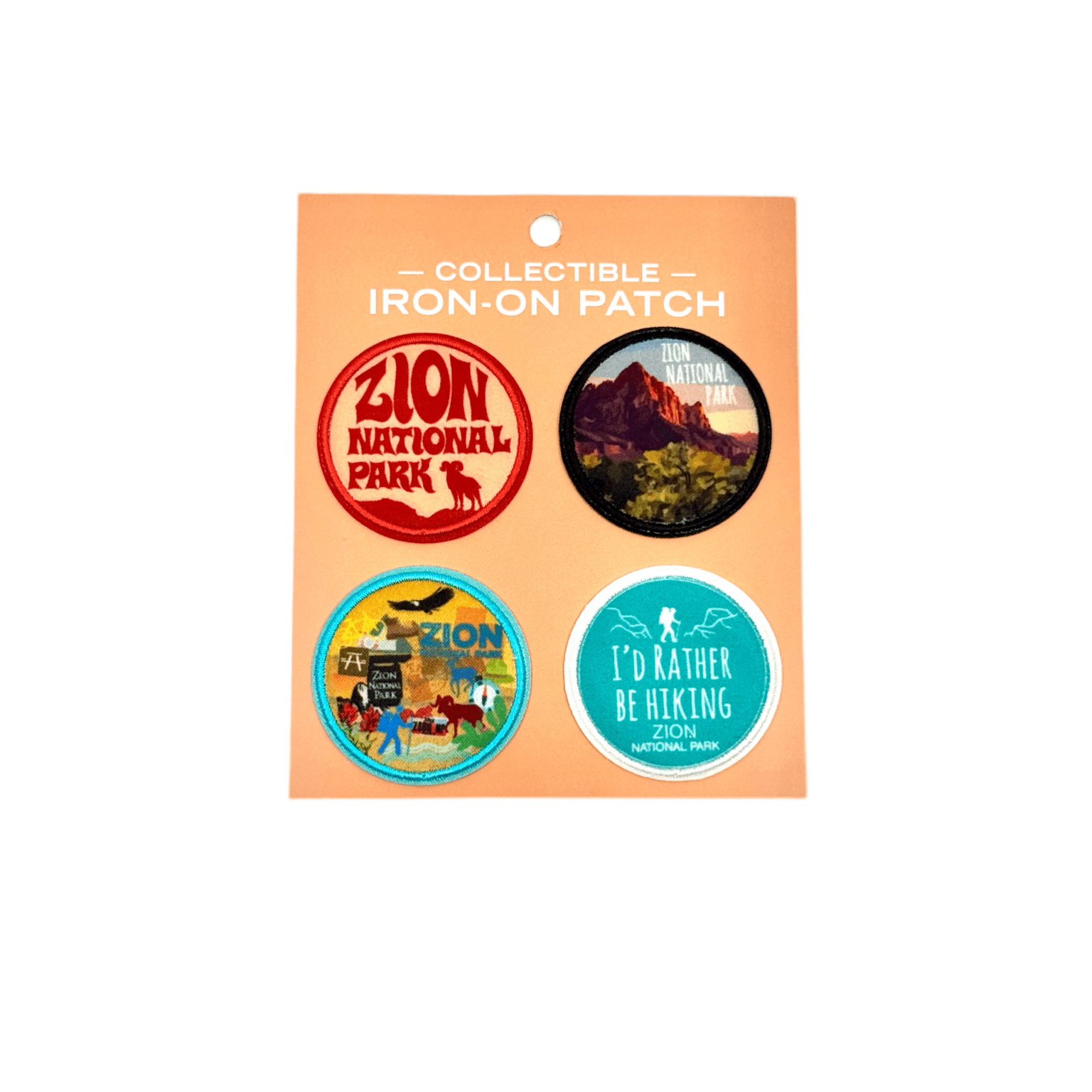 Patch - Zion Mini 4 Pk - 2-PTCH4 - D - Zion Natl Park Forever Project
