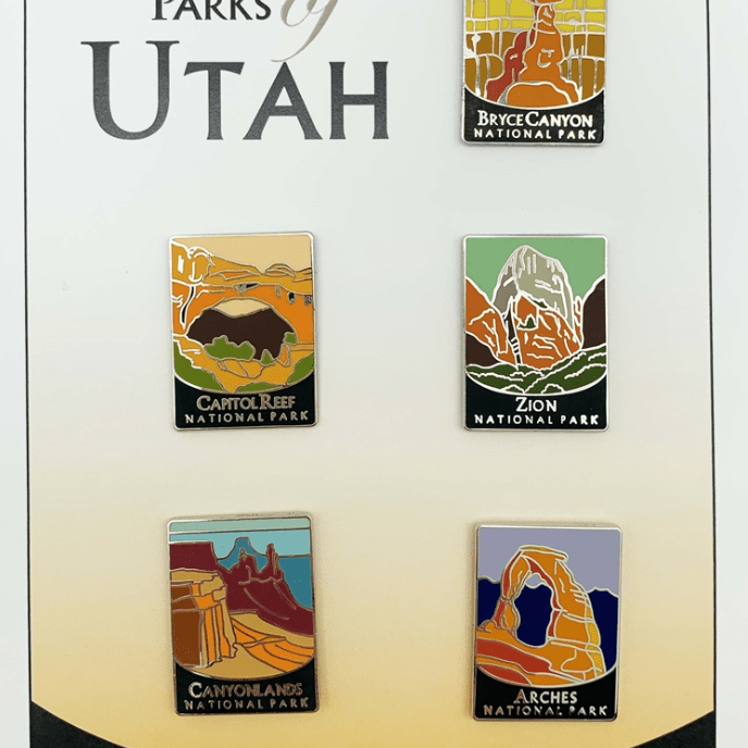 Pin - 5 Pack Utah Natl Parks - Zion Natl Park Forever Project