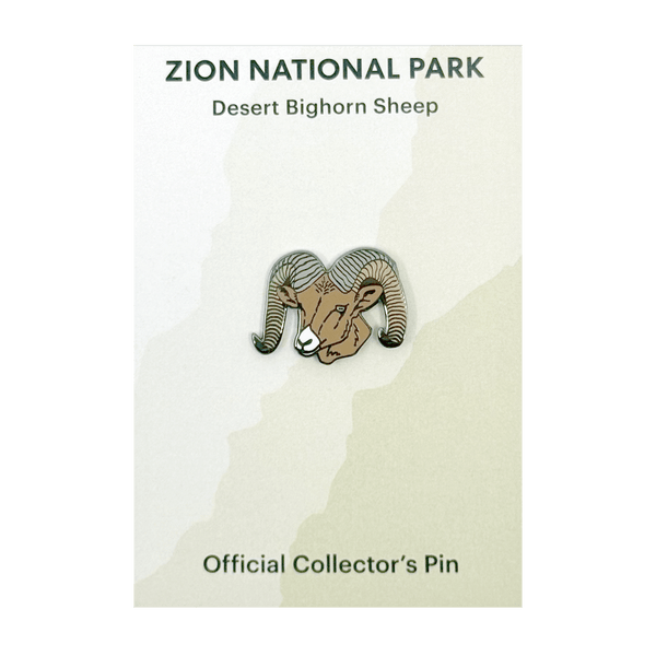 Pin - Animal - Bighorn Sheep Head - Zion Natl Park Forever Project