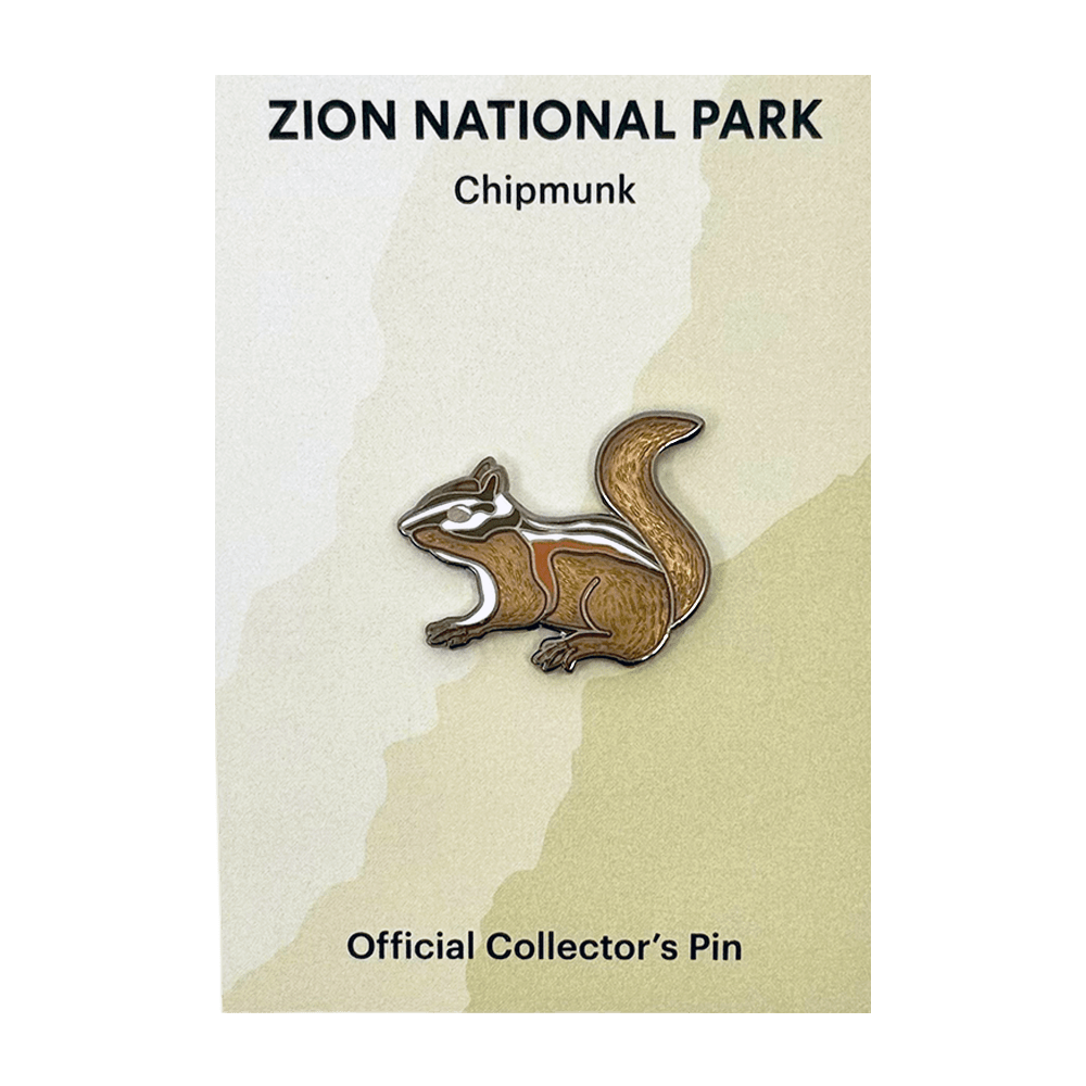 Pin - Animal - Chipmunk - Zion Natl Park Forever Project