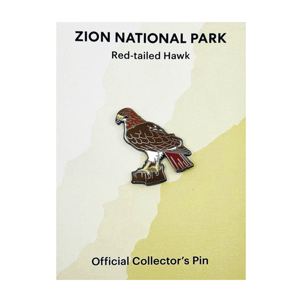 Pin - Animal - Red Tailed Hawk - Zion Natl Park Forever Project