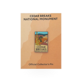 Eagle River Designs Cedar Breaks theme pin featuring a detailed design of Cedar Breaks National Monument scenery.