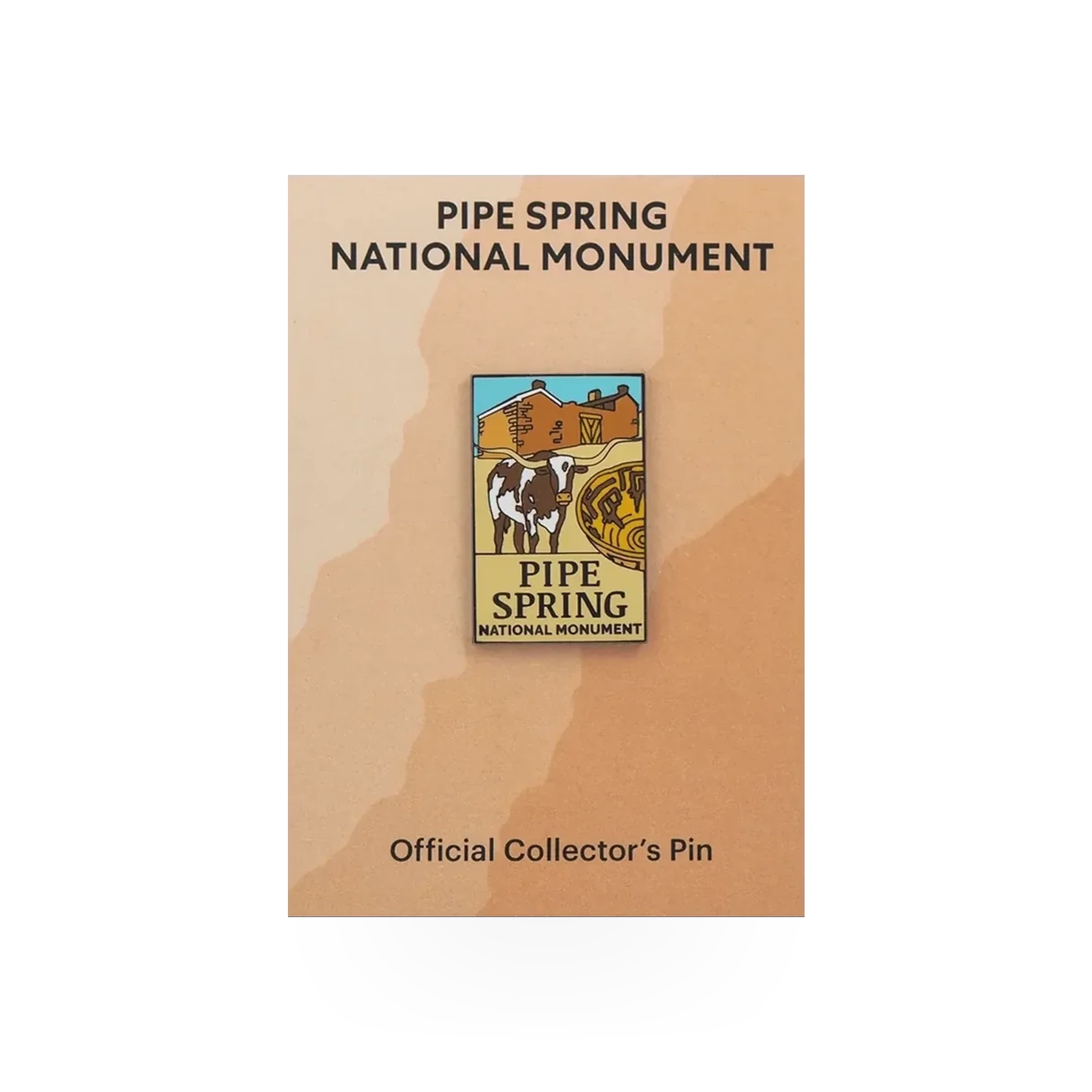 Eagle River Designs PISP theme pin featuring a detailed design on a small, decorative pin for accessories or clothing.