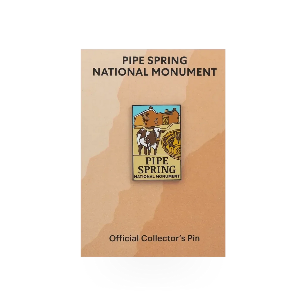 Eagle River Designs PISP theme pin featuring a detailed design on a small, decorative pin for accessories or clothing.