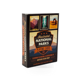 Pumpernickel Press National Parks playing cards set featuring colorful illustrations of U.S. national park landmarks and scenery.