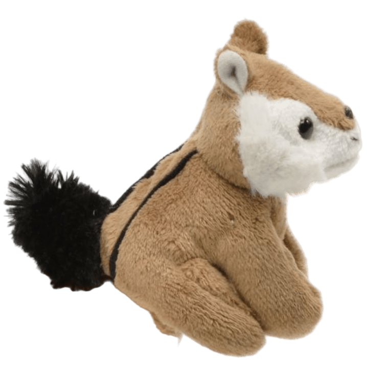Plush - 3.5" Chipmunk Finger Puppet Dntd