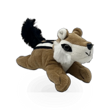 Unipak Plush Chipmunk Handful 6-inch soft stuffed animal with detailed features and realistic chipmunk appearance.