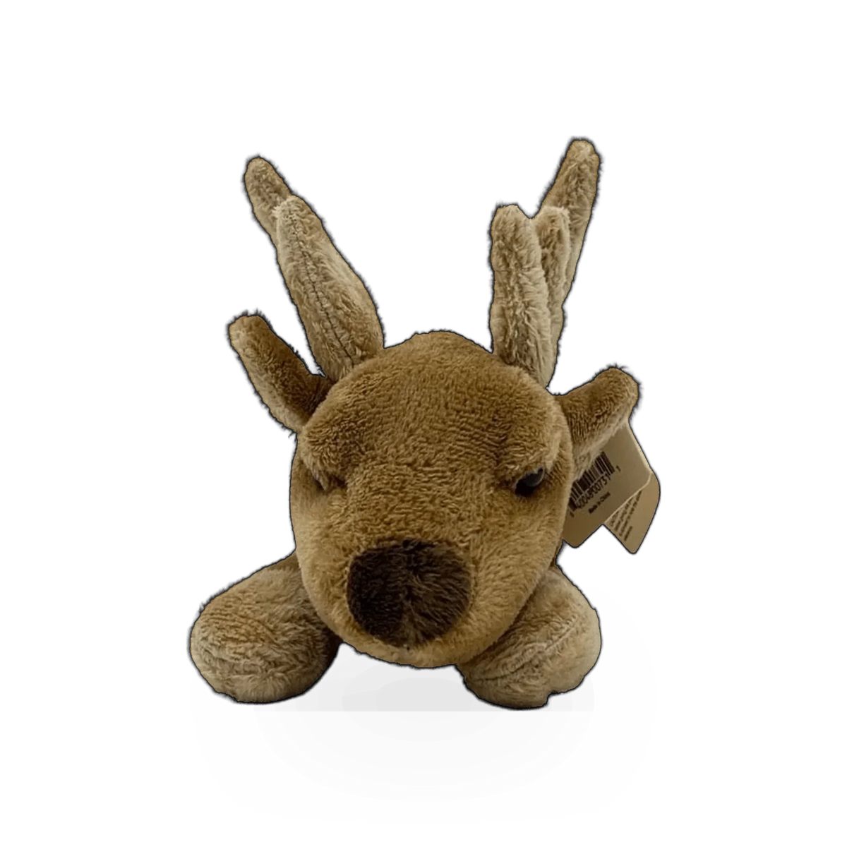Unipak Plush Deer Handful 6-inch soft stuffed animal with detailed deer features, perfect for cuddling or display.