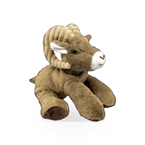 Soft plush Bighorn sheep toy by Zoologee / The Petting Zoo, featuring realistic details and a cuddly texture.