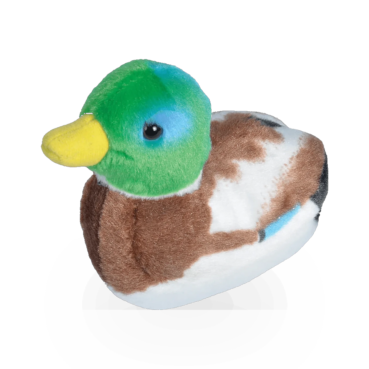 Soft plush mallard bird toy by Wild Republic, featuring detailed feathers and realistic duck shape, perfect for cuddling or display.