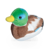Soft plush mallard bird toy by Wild Republic, featuring detailed feathers and realistic duck shape, perfect for cuddling or display.