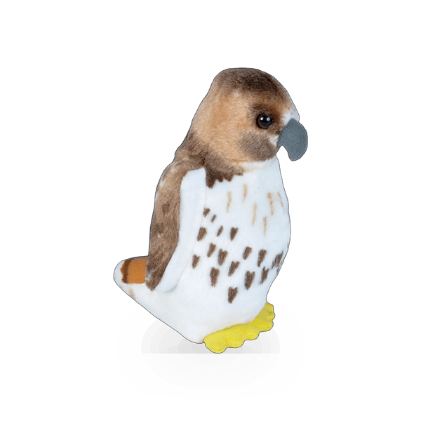 Red-tailed hawk plush toy from Wild Republic, featuring realistic bird details and soft, cuddly fabric.
