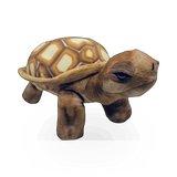 Soft plush desert tortoise toy from Zoologee / The Petting Zoo, with detailed shell and gentle facial features.