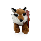 Unipak Plush Fox Handful 5-inch soft stuffed animal with detailed fox features, ideal for cuddling or display.