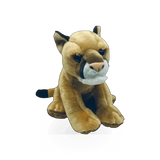 Soft Wild Republic plush mountain lion toy, realistic cougar design with detailed fur and plush texture.