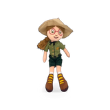 Soft plush Scout Moore figurine from the Grand Canyon Conservancy theme, featuring detailed fabric and vibrant colors.