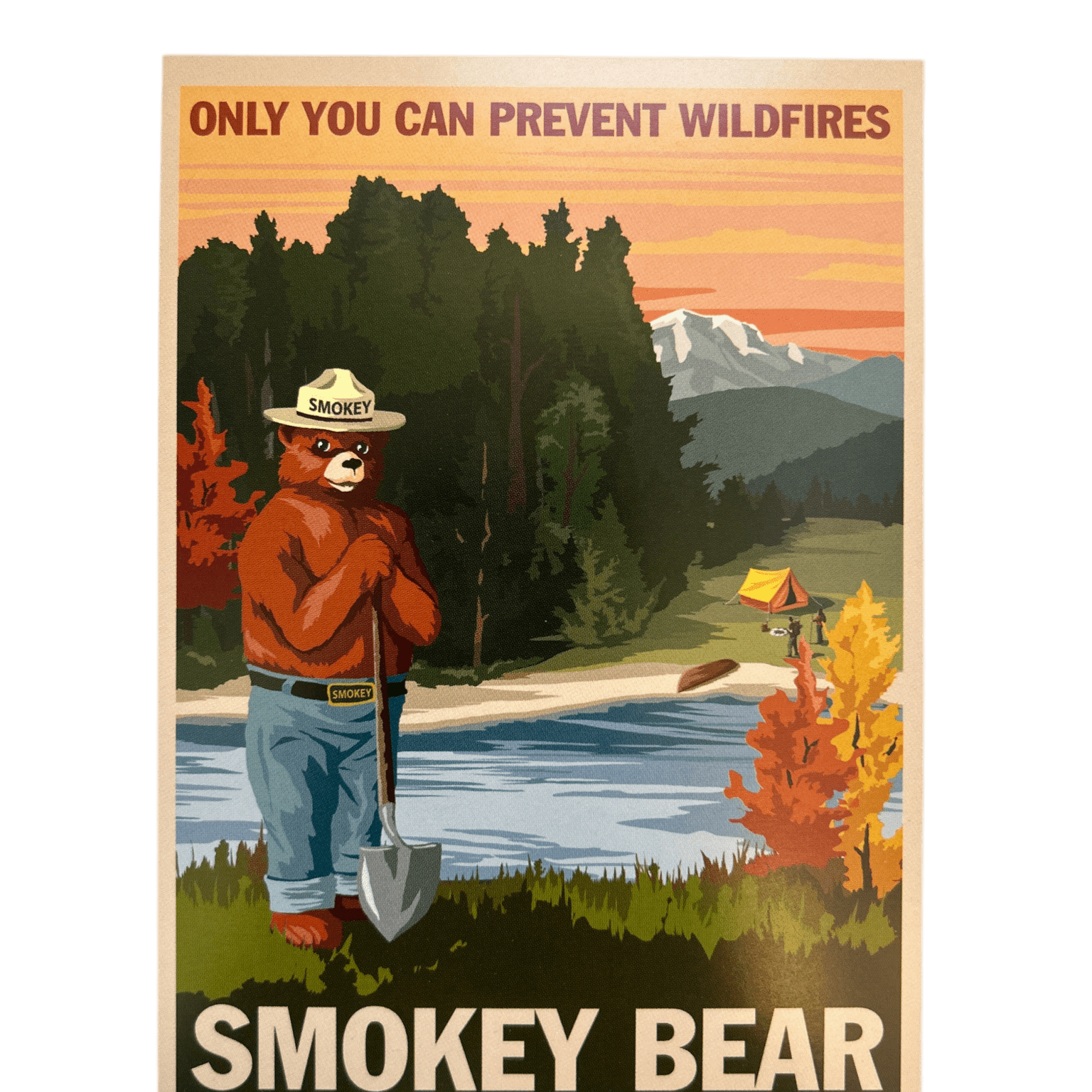 Postcard - 4X6 Smokey Bear Retro 47378-4RR - Zion Natl Park Forever Project