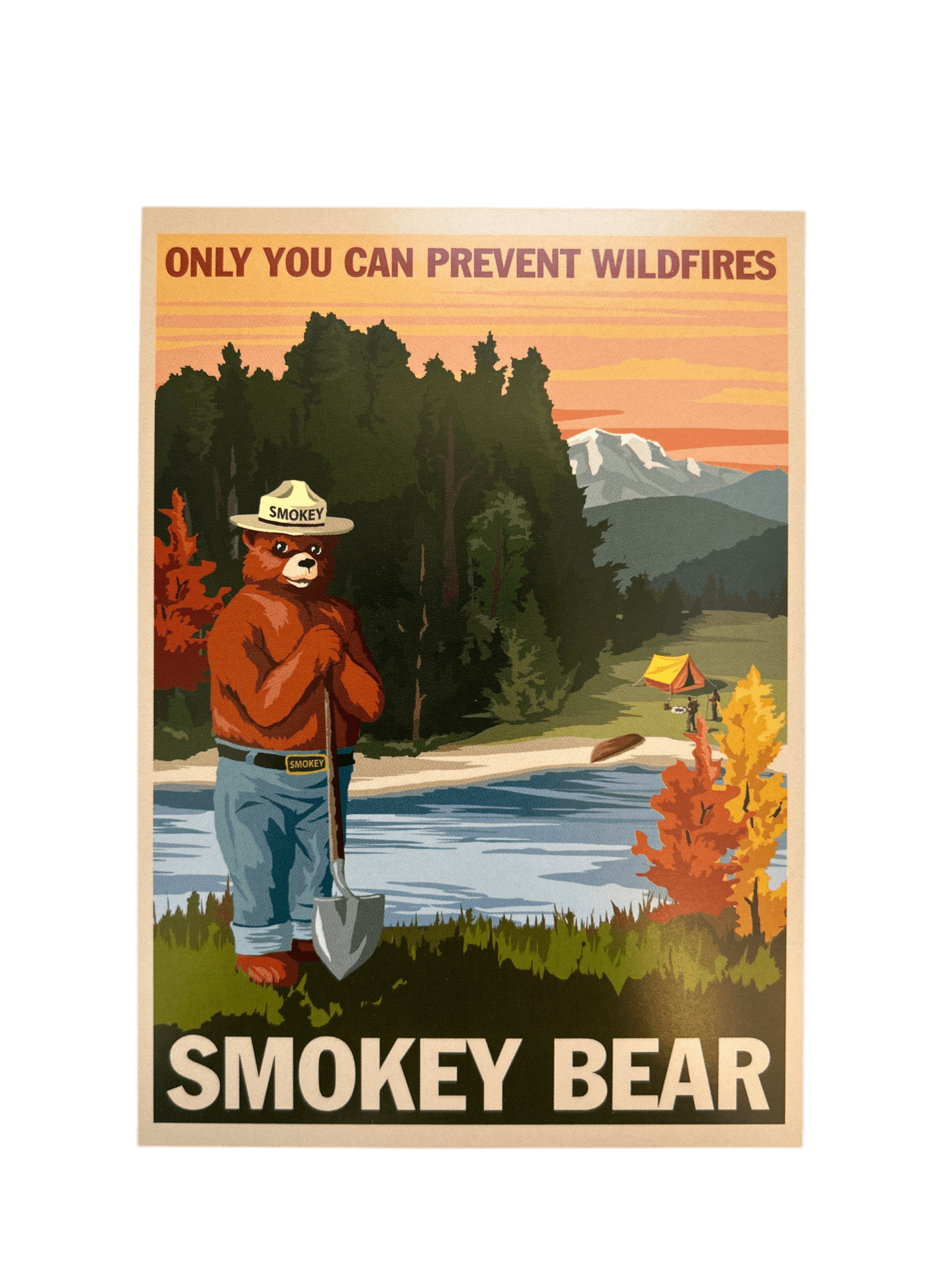 Postcard - 4X6 Smokey Bear Retro 47378-4RR - Zion Natl Park Forever Project